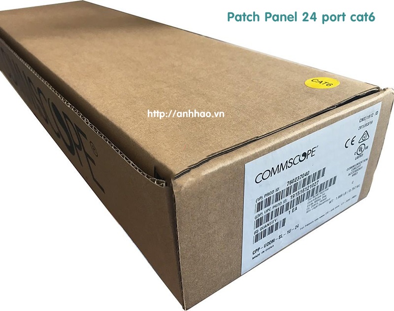 Thanh patch panel 24 cổng Commscope cat6